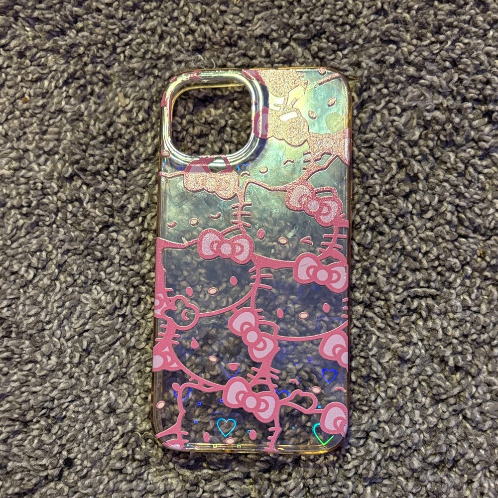 Hello Kitty Pink Phone Case for iPhone 14